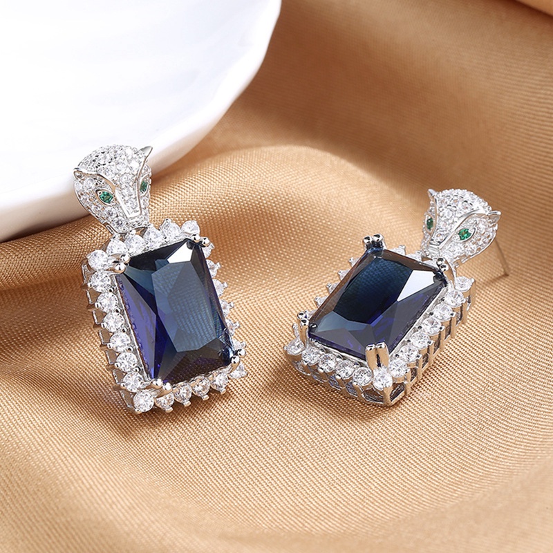 Bông Tai Đính Kim Cương Pha Lê Toàn Diện Thời Trang Cho Nữ