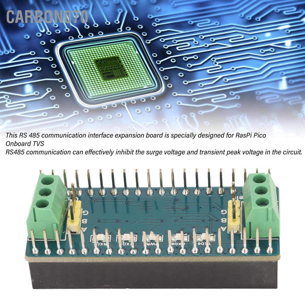 Carbon070 Cho Pico Mở Rộng Ban Kênh Đôi 300 Đến 500000bps Trên Tàu Tivi RS485 RasPi Bo Mạch Chủ