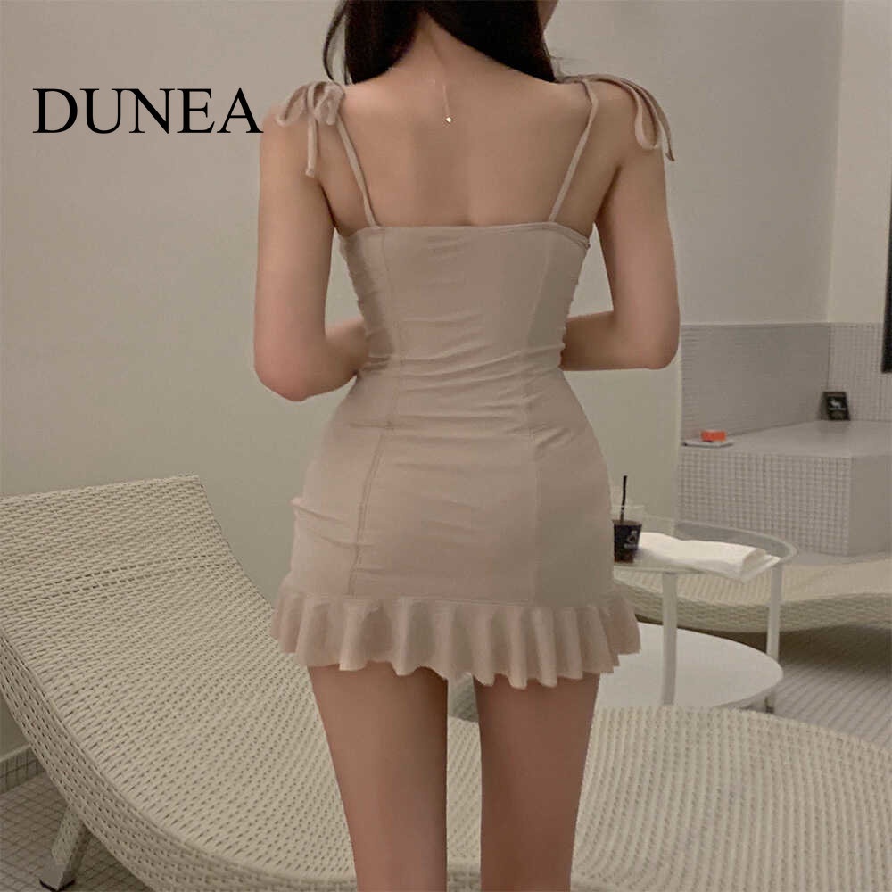 DUNEA Đầm Bơi Rút Dây Thời Trang Quyến Rũ Cho Nữ