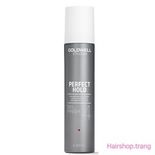 Xịt siêu mịn tạo độ phồng goldwell big finish 4 perfect hold 300ml