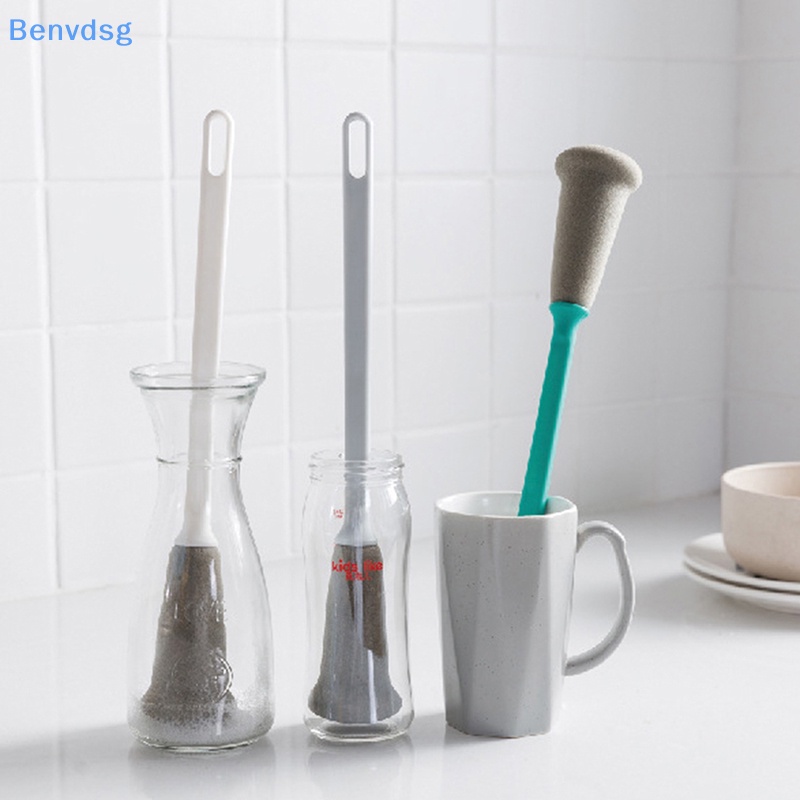 1 Bàn Chải Xốp Cán Dài Vệ Sinh Ly Cốc Tiện Dụng