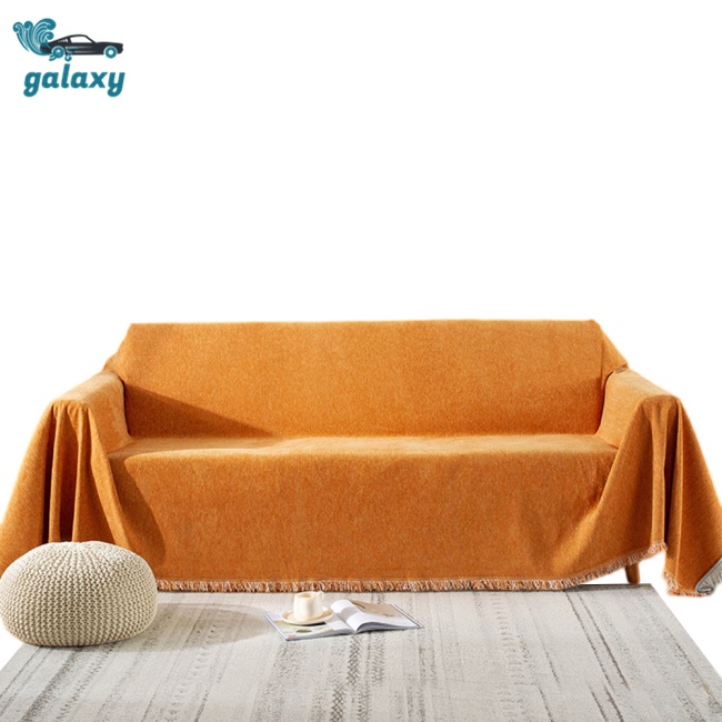Galaxy Thảm Trải Ghế Sofa Dày Dặn Thoáng Khí Chống Trượt Màu Trơn Phong Cách Boho