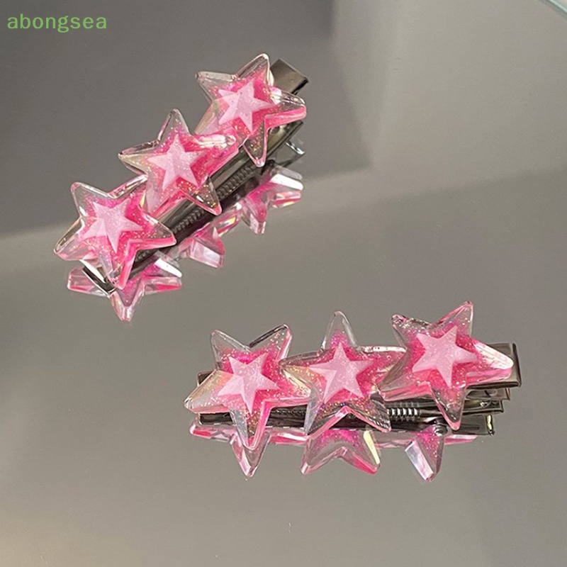 Kẹp Tóc Ngôi Sao Lấp Lánh Thời Trang Cho Nữ Y2K