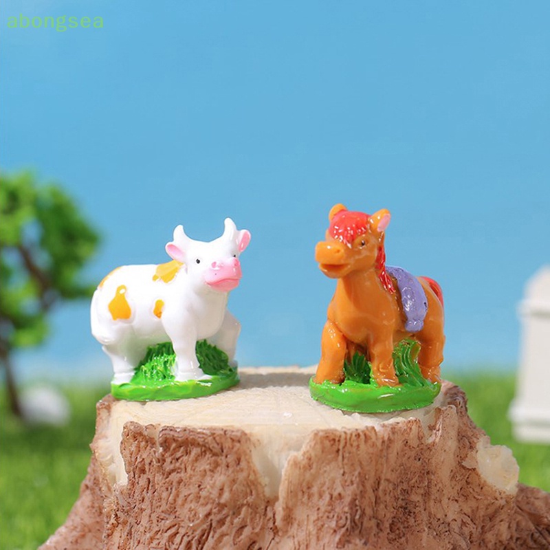 Mô Hình Chim Cú Mini Dễ Thương Bằng Nhựa Resin Trang Trí Tiểu Cảnh DIY