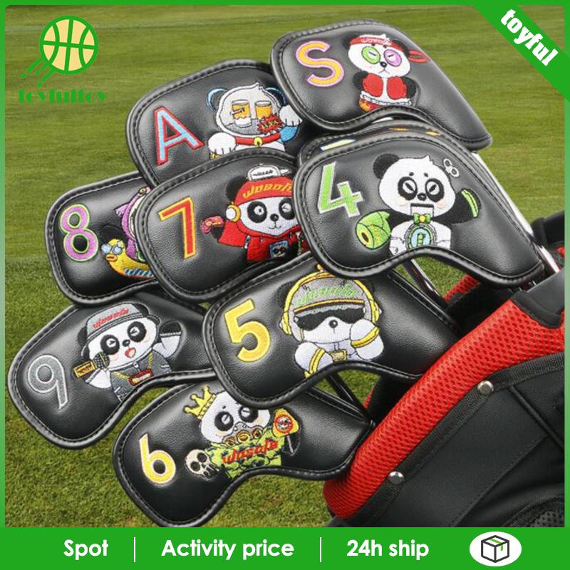 Set 9 Vỏ Bọc Đầu Gậy Đánh Golf Chống Nước Cho Nam
