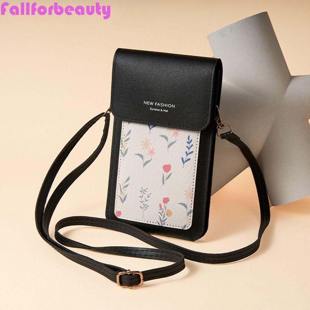 Túi Xách Đeo Vai Hình Vuông Cỡ Lớn In Họa Tiết Hoa Xinh Xắn Kèm Lỗ Sạc Tiện Dụng Thời Trang Cho Nữ