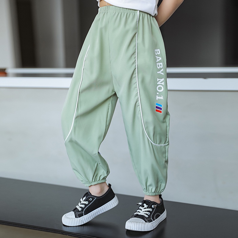 Quần Dài Chống Muỗi Nhanh Khô Thời Trang Mùa Hè Cho Bé Trai