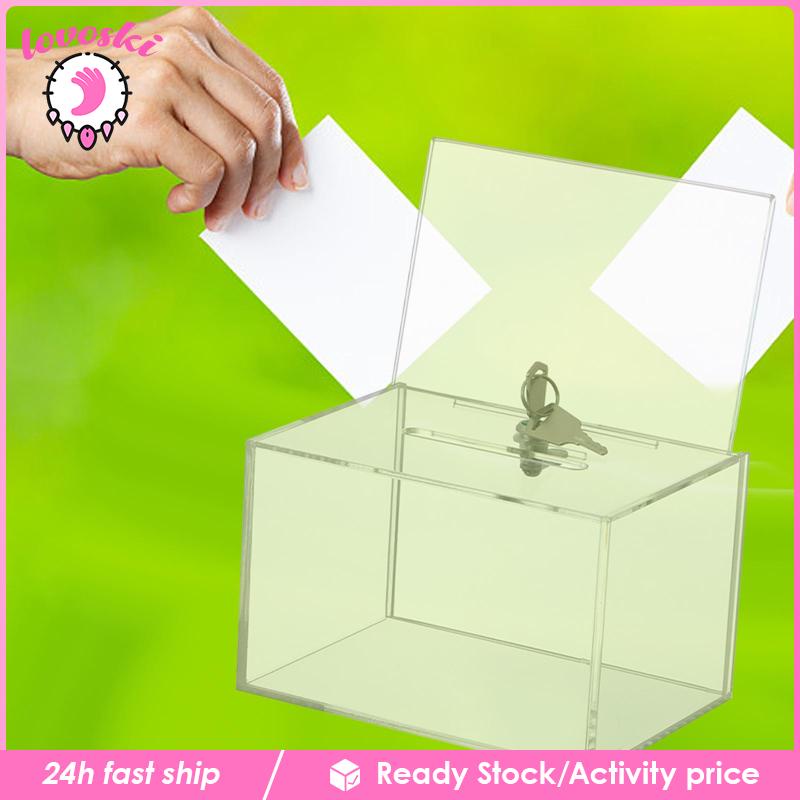 Hộp Sưu Tập Nhận Thức Bằng Acrylic Trong Suốt Có Khóa Lovoski