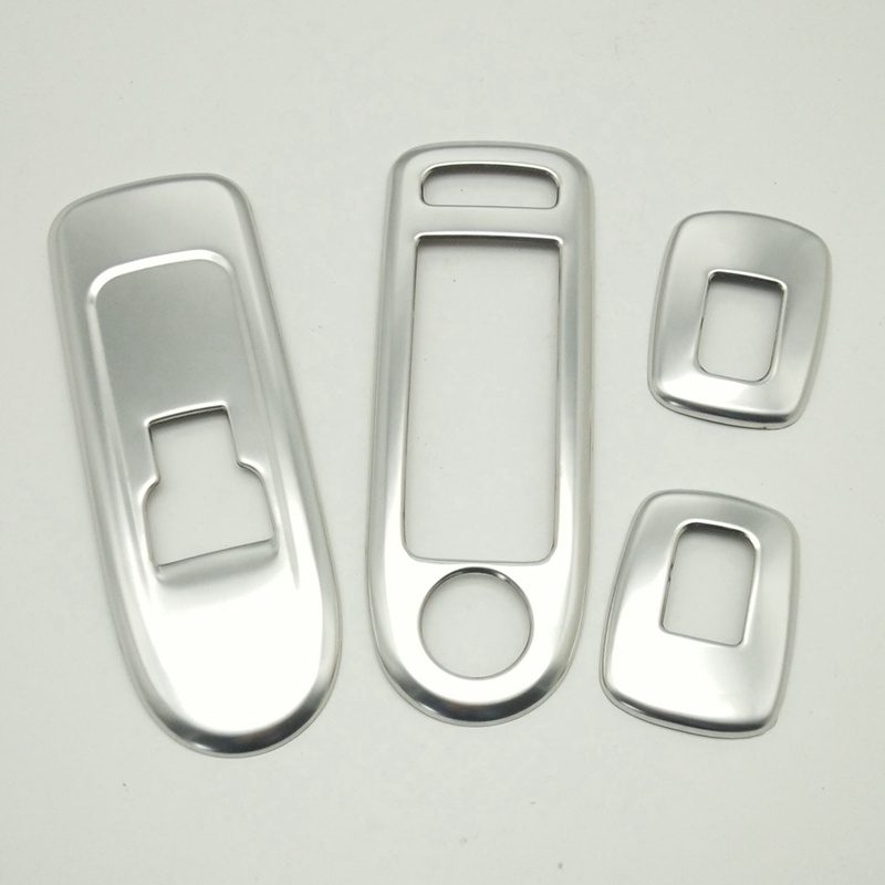 Khung Dán Bảng Công Tắc Điều Khiển Cửa Sổ Màu Bạc Cho Citroen C5 for Peugeot 508