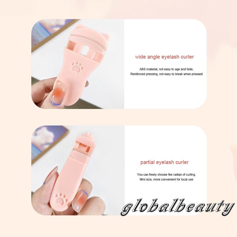 Dụng Cụ Uốn Cong Lông Mi Cầm Tay Với Độ Chính Xác Cao Thiết Kế Hình Chân Mèo Dễ Thương