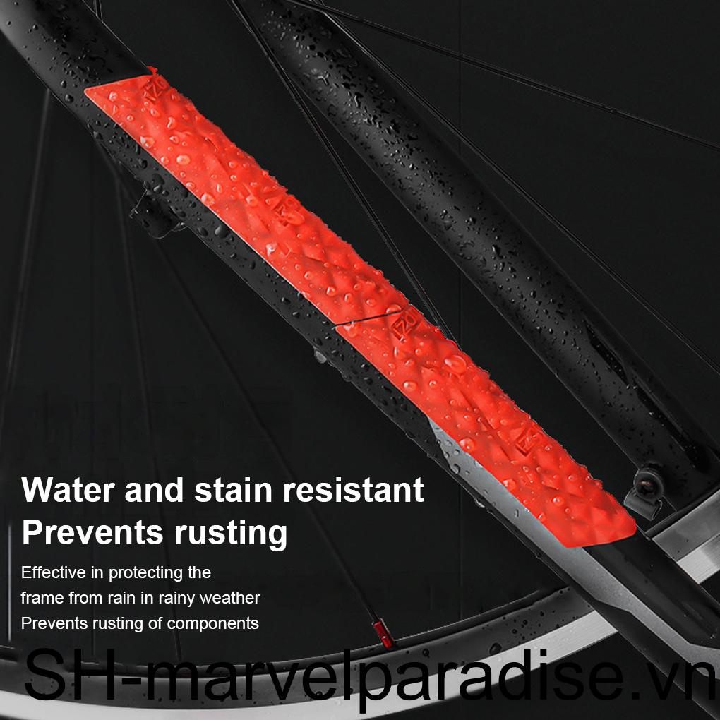 [MAPD] 5 Miếng Dán Khung Xe Đạp Bền Bỉ Chống Thấm Nước Với Họa Tiết Hình Thoi Nhập Khẩu