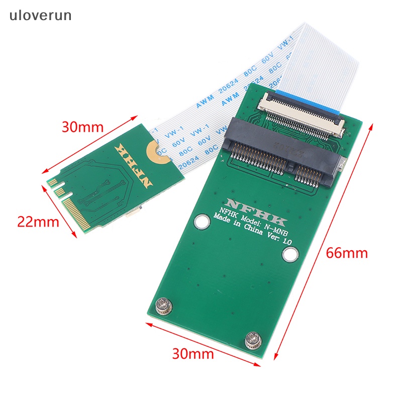 Cáp Chuyển Đổi Thẻ WiFi Mini PCIe Sang A + E key M.2 Chất Lượng Cao
