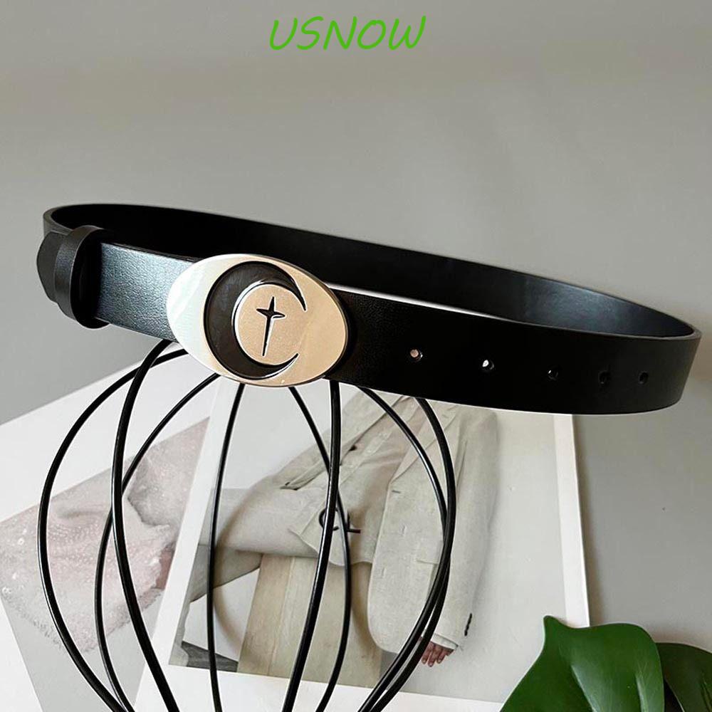 Thắt Lưng Da PU Họa Tiết Ngôi Sao Kiểu Vintage Thời Trang Cho Nữ