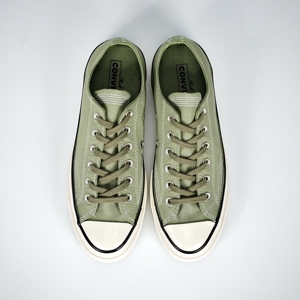 Giày Thể Thao Converse Chuck 1970s XLD Cổ Thấp Màu Xanh Bơ Phong Cách retro