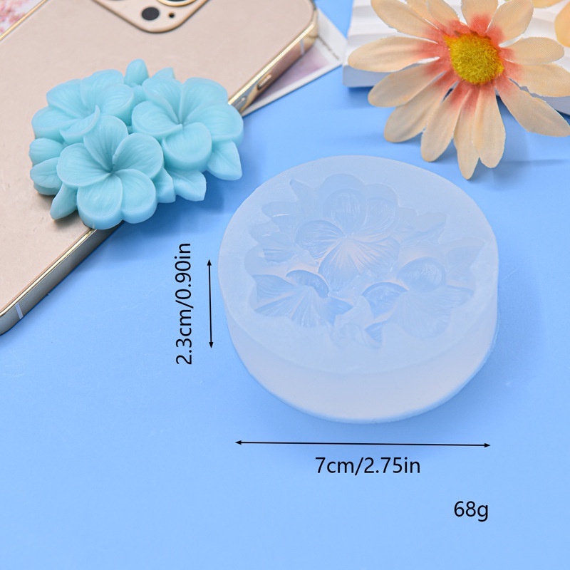 Khuôn Silicone Làm Bánh & Socola Hình Bông Hoa