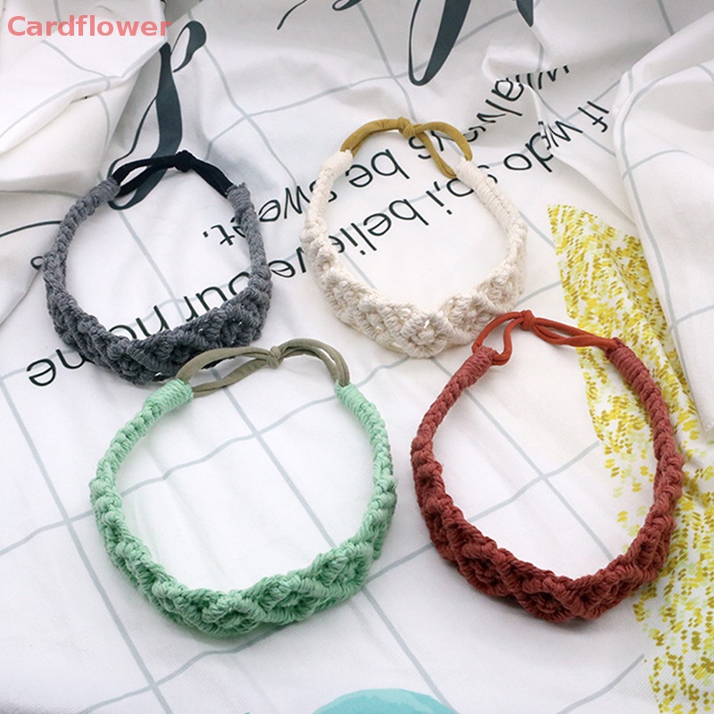 Băng Đô Cotton Co Giãn Phong Cách Boho Cổ Điển Cho Nữ