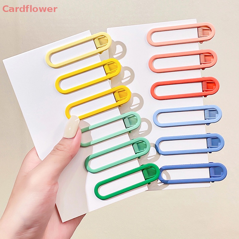 Bộ 3 Kẹp Tóc Kim Loại Màu Sắc Ngọt Ngào