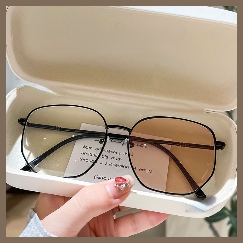 Mắt Kính Chống Bức Xạ Gọng Kim Loại Dành Cho Nam Nữ