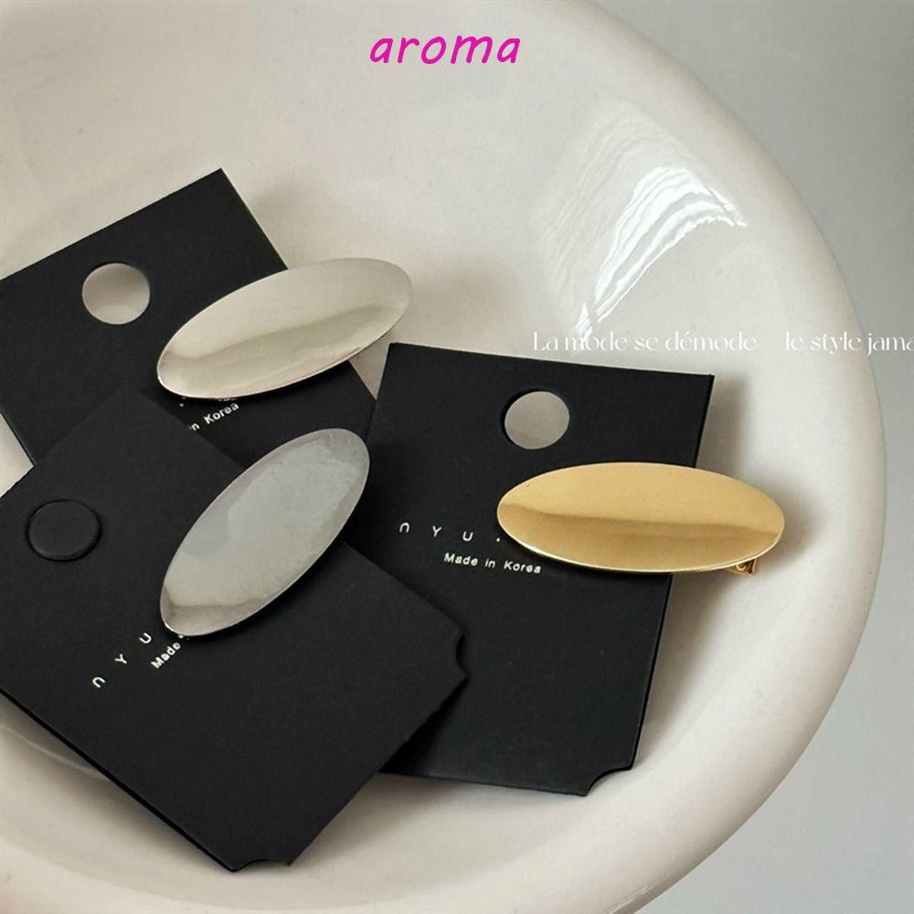 Kẹp Tóc Hình Elip Phong Cách Cổ Điển Cho Nữ