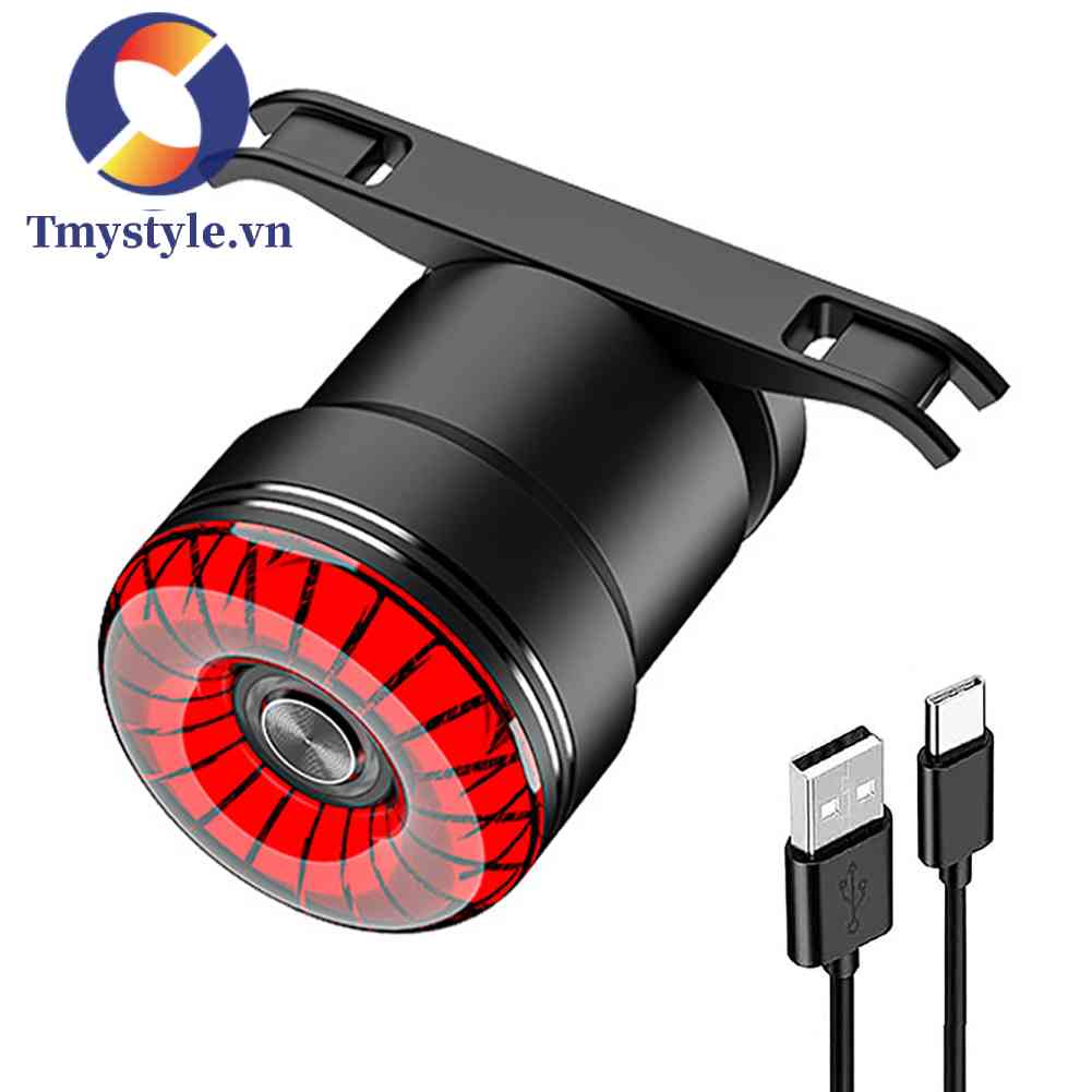 Đèn LED Đuôi Xe Đạp 5 Chế Độ Có Thể Sạc Lại