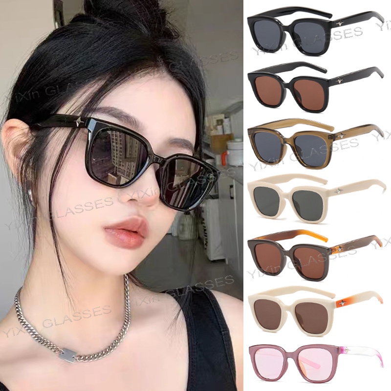 Kính Mát Tròng Vuông Y2K Chống Tia UV Phong Cách Punk Hàn Quốc Thời Trang Cho Nam Và Nữ