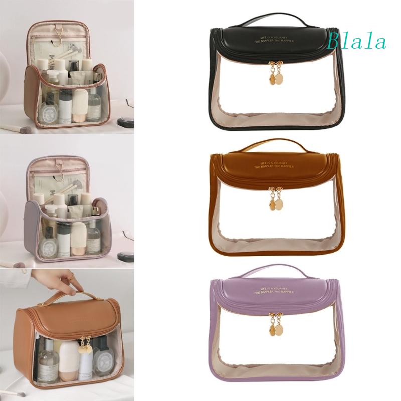 Túi Đựng Mỹ Phẩm Trong Suốt Sức Chứa Lớn Tiện Dụng Khi Đi Du Lịch