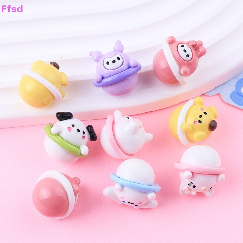 {Ffsd} Bộ 2 Kẹp Tóc Hình Động Vật Ba Chiều Bằng Nhựa Resin Keo Dán Trang Sức Điện Thoại Thủ Công Bán Chạy