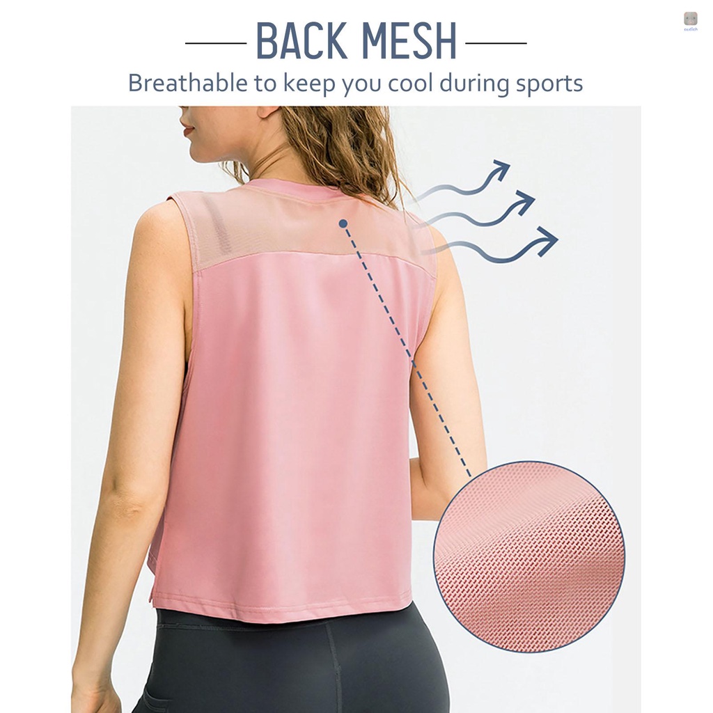 Áo Tank Top Thể Thao Chất Liệu Thấm Hút Khô Thoáng Nhanh Chóng