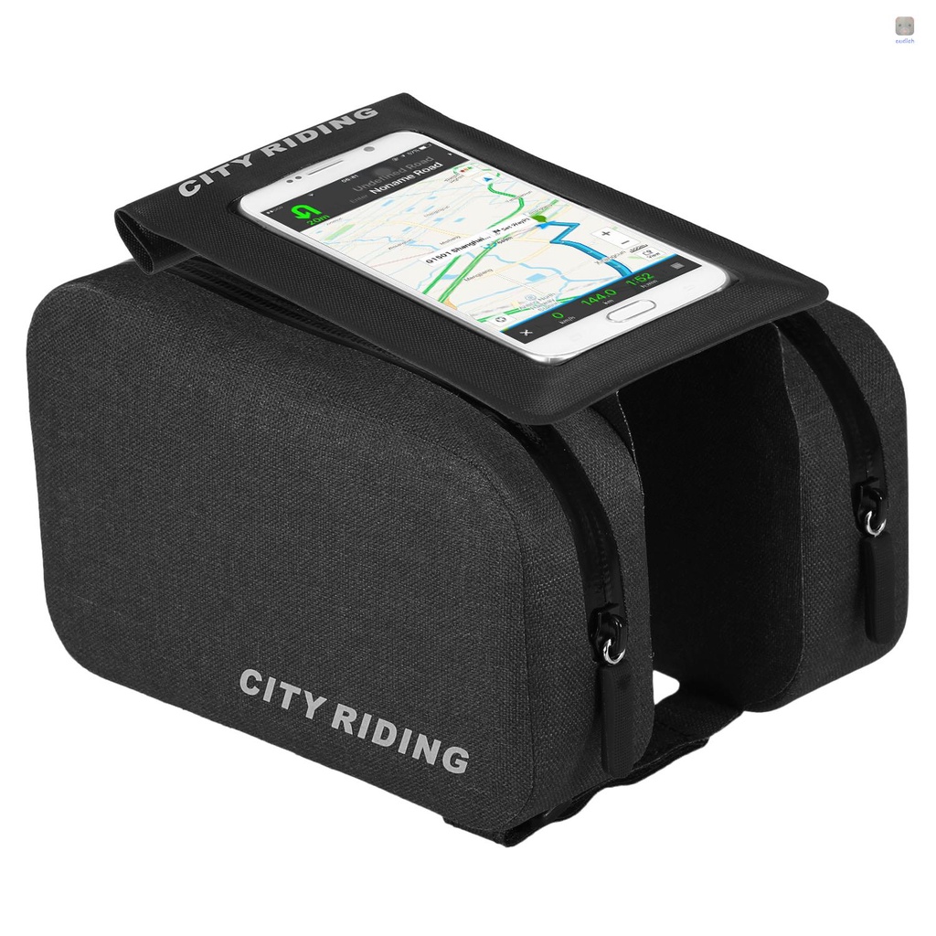 Túi Đựng Điện Thoại Gắn Khung Trước Xe Đạp Chống Nước Mưa Tiện Dụng