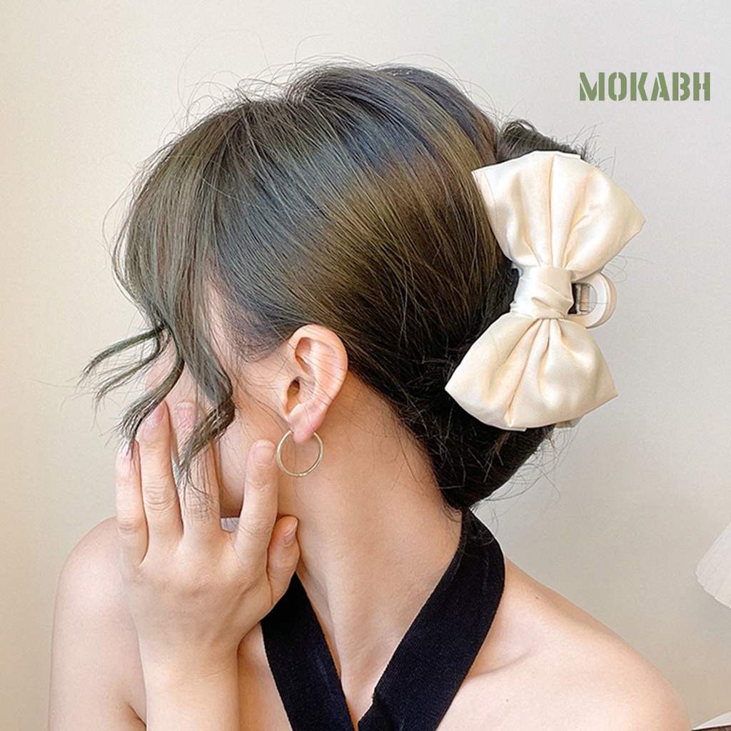 Kẹp Tóc Hình Nơ Hai Mặt Phong Cách Hàn Quốc Dành Cho Nữ