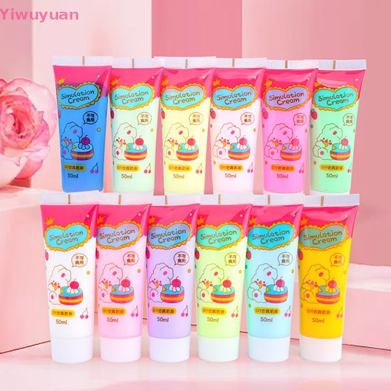 Keo Dán Trang Trí Tóc / Điện Thoại Hình Cây Kem 50ml DIY Mới