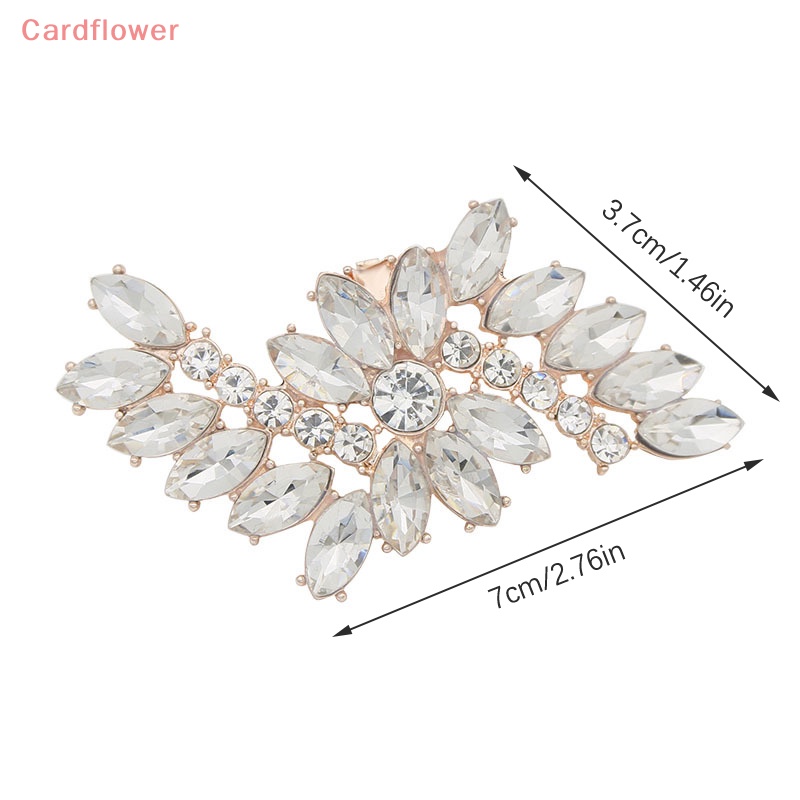 1 Kẹp Đính Đá Lấp Lánh Trang Trí Giày Cao Gót Cho Cô Dâu Mới