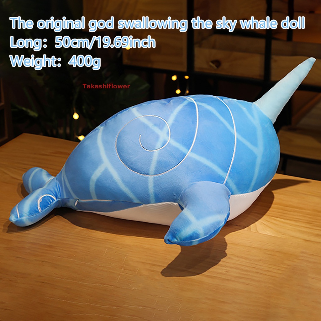 (Takashiflower) Búp Bê Hình Cá Voi Yuanshen Trò Chơi Và Kỳ Kinh Thiên Văn Tianswallowing