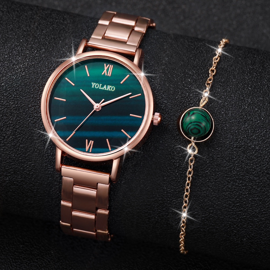 Đồng Hồ Đeo Tay Thời Trang Cho Nữ, Chất Liệu Thép Không Gỉ