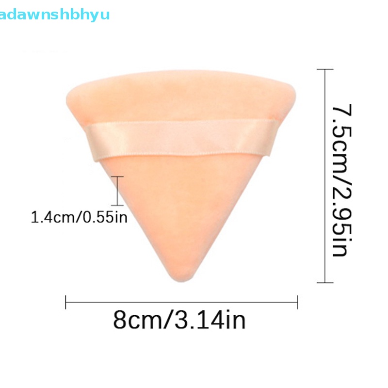 Set 2 Mút Trang Điểm adawnshbhyu Hình Tam Giác Chất Liệu Cotton Cao Cấp