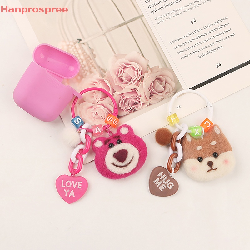 Hanprospree > Móc Khóa Gấu Bông Dâu Tây Hoạt Hình Phụ Kiện Túi Xách well