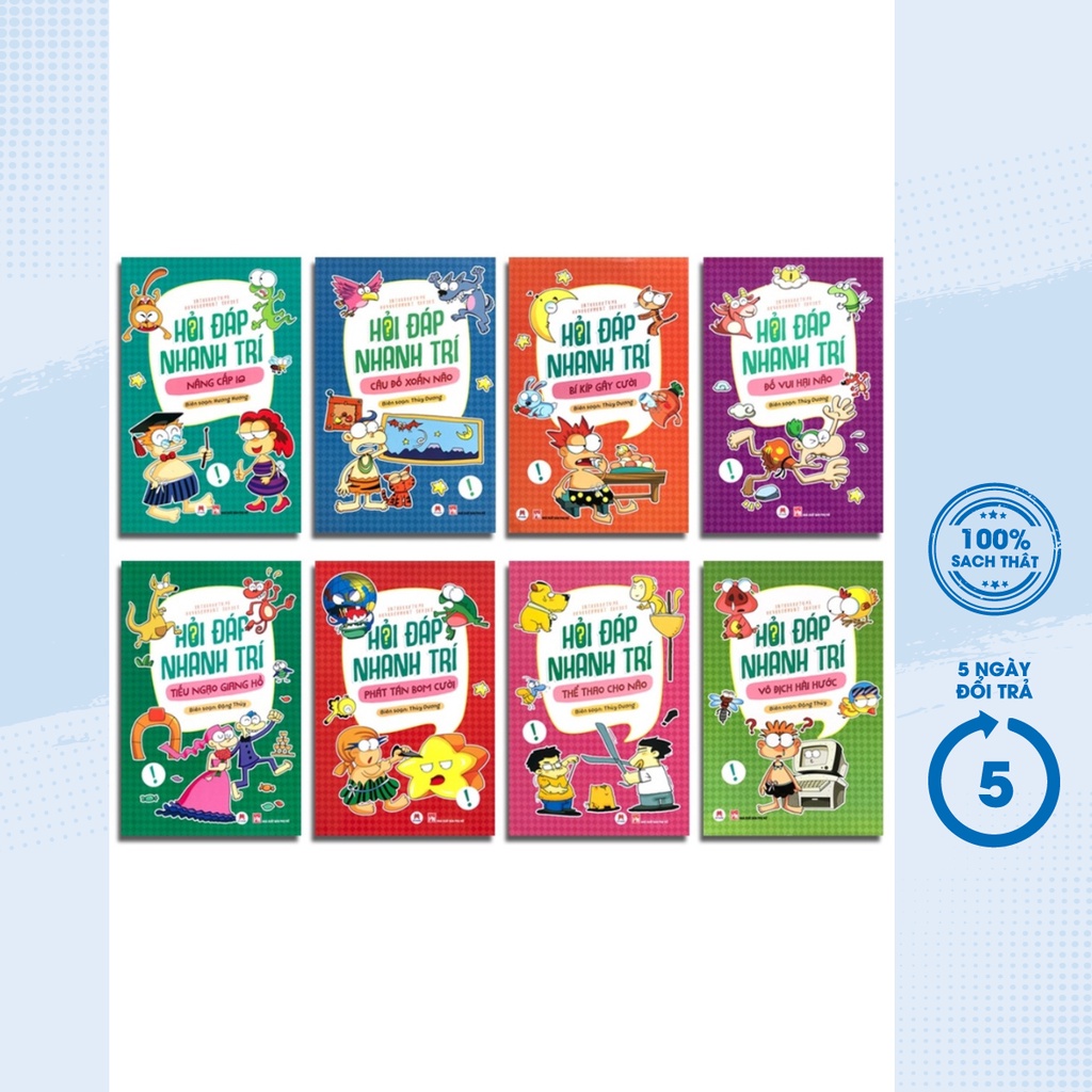 Sách - Combo Hỏi Đáp Nhanh Trí (Bộ 8 Cuốn) - HH