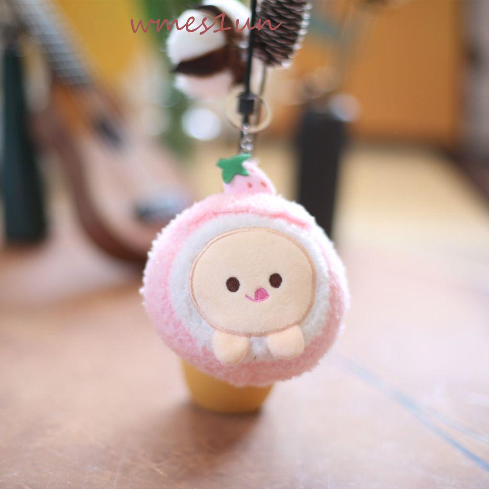 Móc Khóa Nhồi Bông Hình Trái Cây Hoạt Hình WMES15H Đáng Yêu