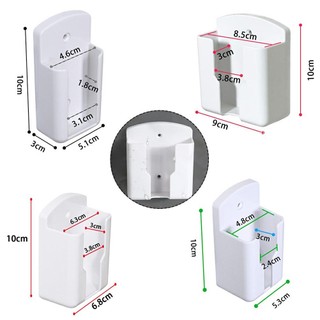 【FOR SALE】White TV Air Conditioner Remote Control Holder Case Remote Storage Wall Rack