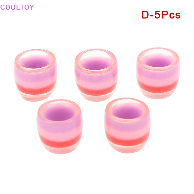 Set 5 Cốc Nước 1: 12 Dùng Để Trang Trí Nhà Búp Bê