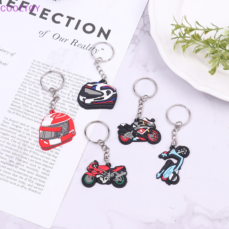 Set 5 Móc Chìa Khóa Bằng PVC Họa Tiết Hoạt Hình Dễ Thương