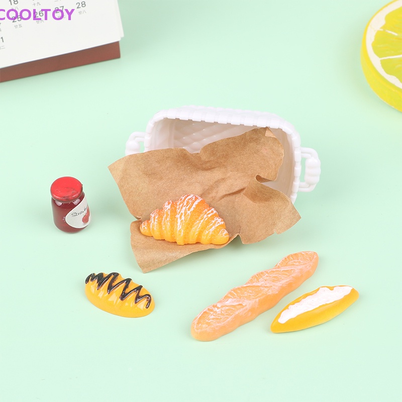 Giỏ Đựng Bánh Mì Tỉ Lệ 1 / 12 Trang Trí Nhà Búp Bê
