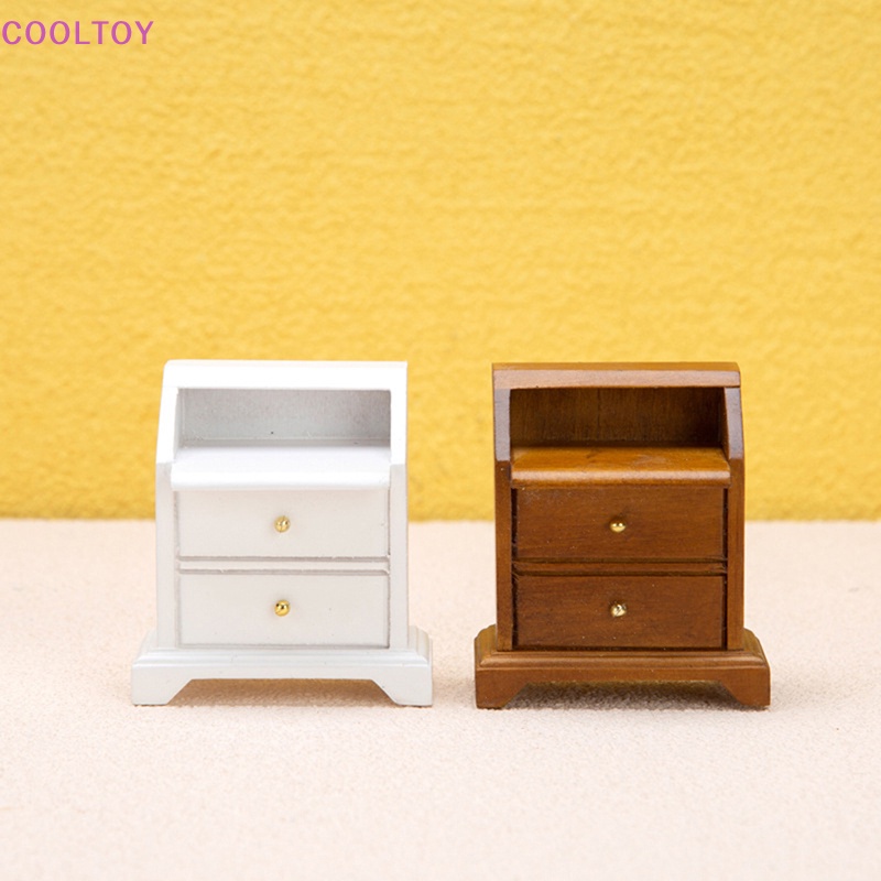 Tủ Ngăn Kéo Để Bàn Trang Trí Nhà Búp Bê Tỉ Lệ 1 / 12 DIY