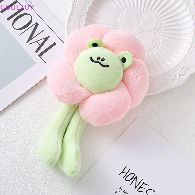 Thú Nhồi Bông Hình Ếch Và Hoa Hướng Dương Mềm Mại Đáng Yêu Cho Bé