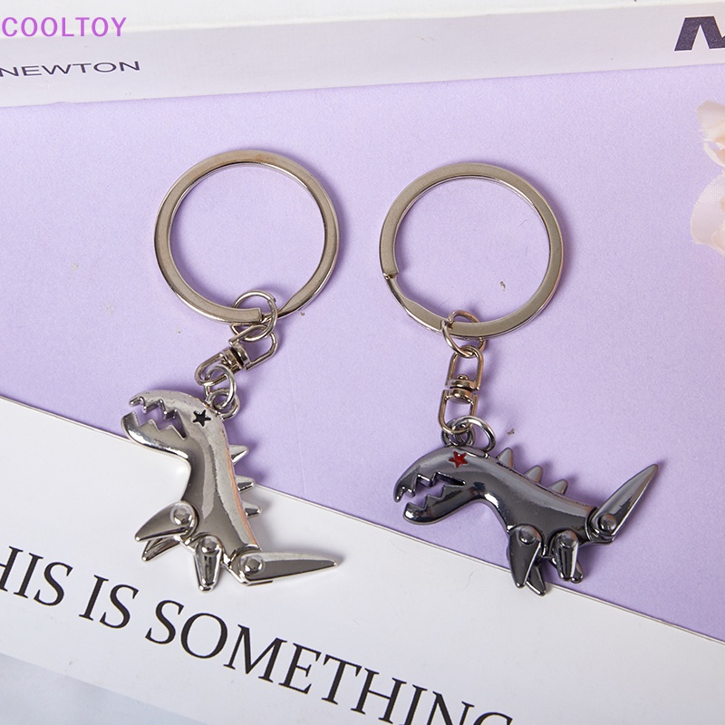 Móc Khóa Kim Loại Hình Khủng Long 3D Sáng Tạo