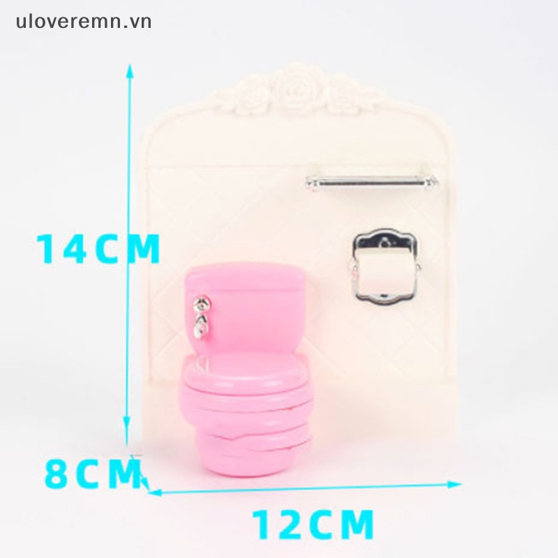 Mô Hình Nội Thất Phòng Tắm / Ngủ Độc Đáo Trang Trí Nhà Búp Bê Tỉ Lệ 1: 12