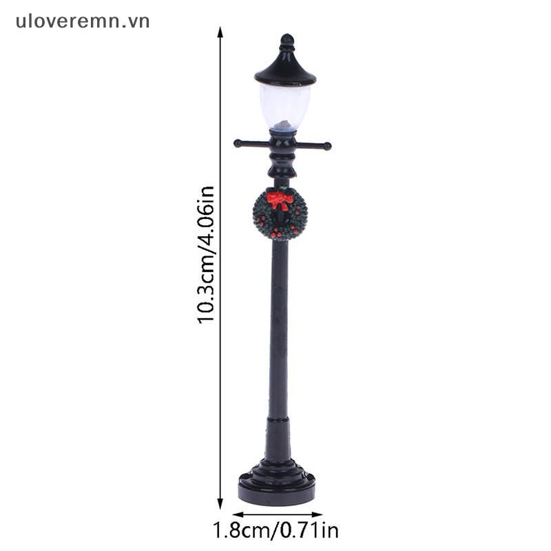 Mô Hình Đèn Đường Mini Tỉ Lệ 1 / 12 Trang Trí Nhà Búp Bê