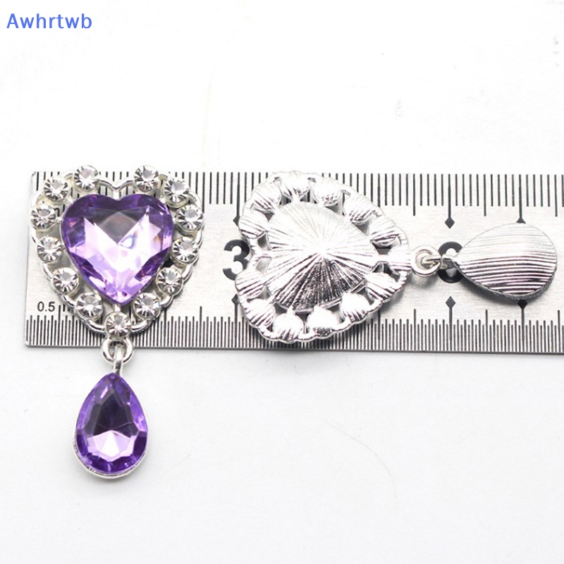 Ghim Cài Áo Hình Trái Tim Bằng Kim Loại 25X45MM Trang Trí Tiệc Cưới Lãng Mạn Mới