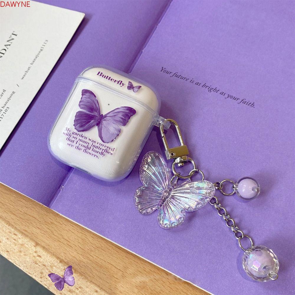 Móc Khóa Hình Bướm Màu Laser Dễ Thương Phong Cách Hàn Quốc