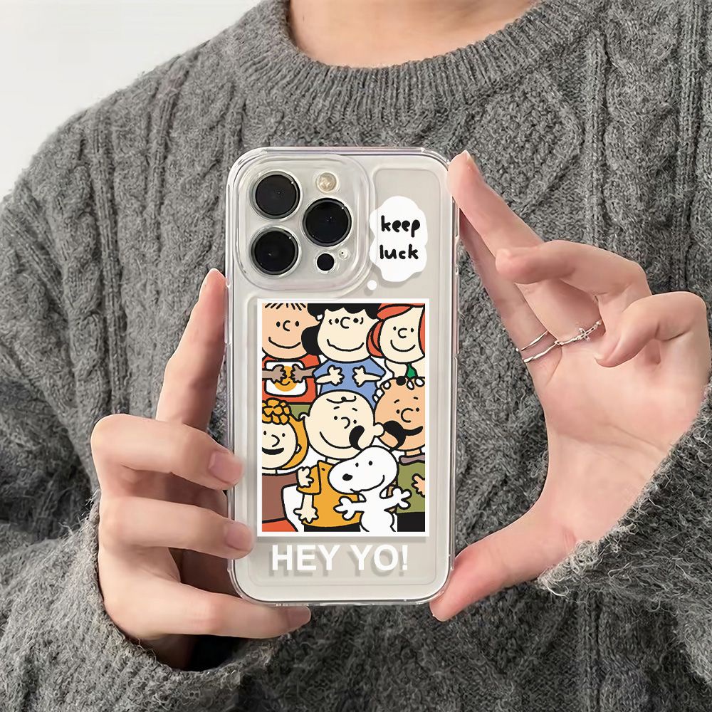 ✅Ốp Điện Thoại Dẻo Họa Tiết Hoạt Hình Snoopy Dễ Thương Chống Sốc Cho iPhone12 78 max Style 116In13 plus14pro